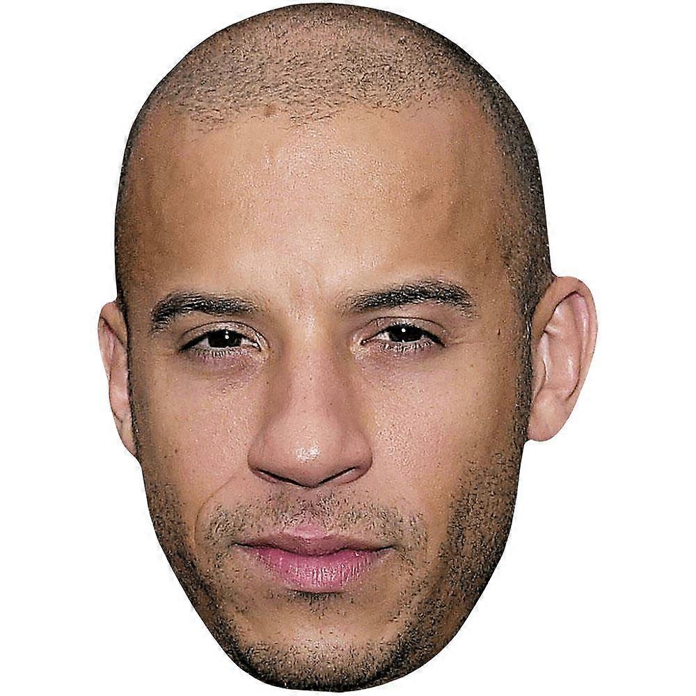 Vin Diesel (Young) Celebrity Mask, Flat Card Face