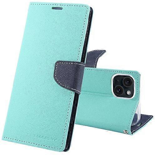 For iPhone 15 GOOSPERY FANCY DIARY Cross Texture Leather Phone Case