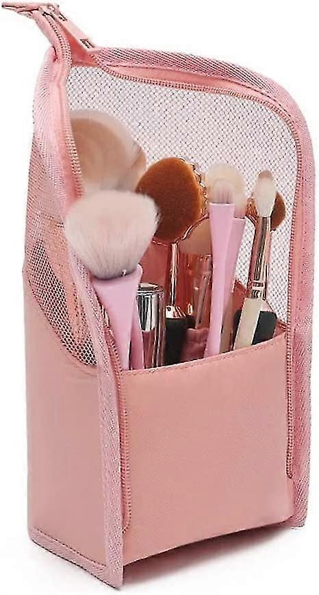 Multifunctional Cosmetic Brush Bag, , Standing Brush Organizer Bag