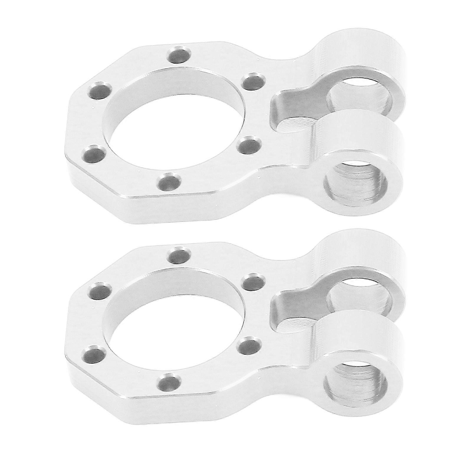 2pcs RC Trailer Hook Universal Adjustable Silver 1/10