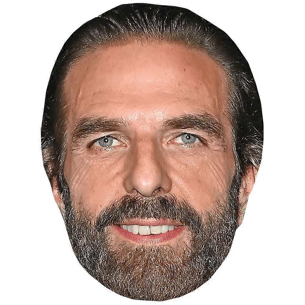 John Nollet (Beard) Celebrity Mask, Flat Card Face