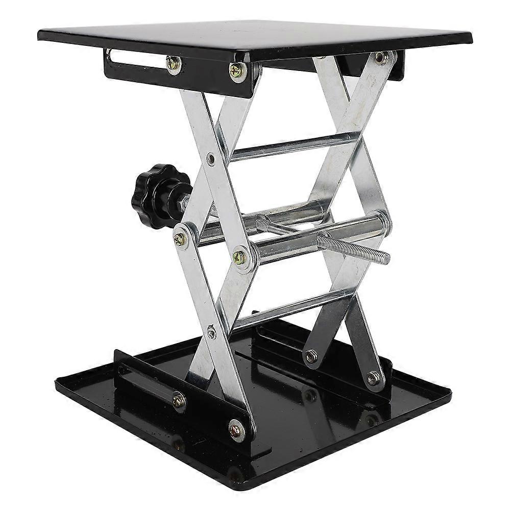 200mm x 200mm Laboratory Lab Jack Lifting Platform Scissor Stand