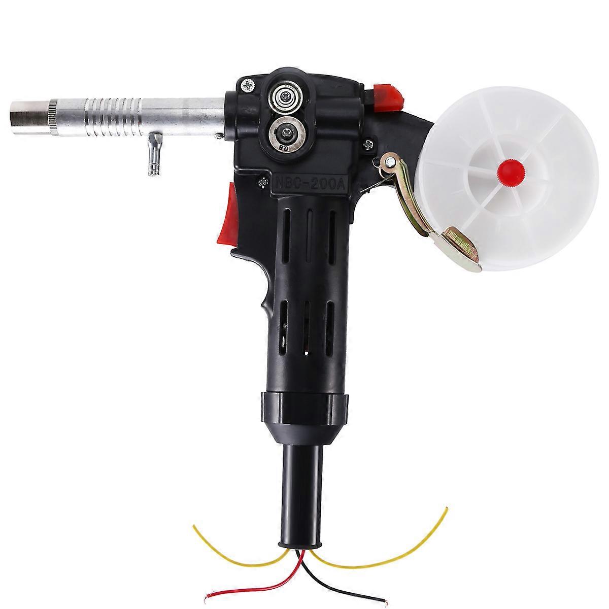 NBC-200A MIG Welding Spool Push Pull Feeder Welding Torch Welder Welding Torch with Gear Two Gas Welding Torch