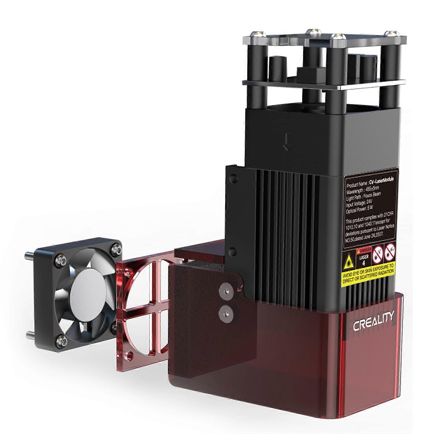 Creality Ender-3 S1 CV-Laser Module 24V 5W Laser Head Compatible with Ender-3 S1/Ender-3 S1 Pro/Ende