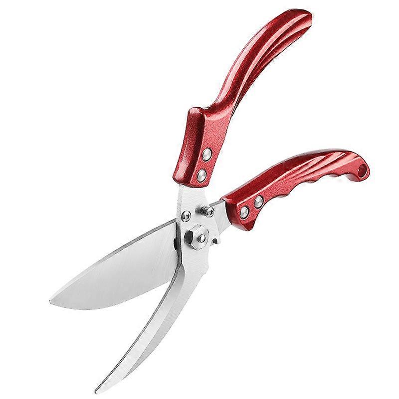 Stainless Steel Poultry Shears with Serrated Edge for Cutting Chicken, Vegetables, and Herbs, Ergonomic Handle