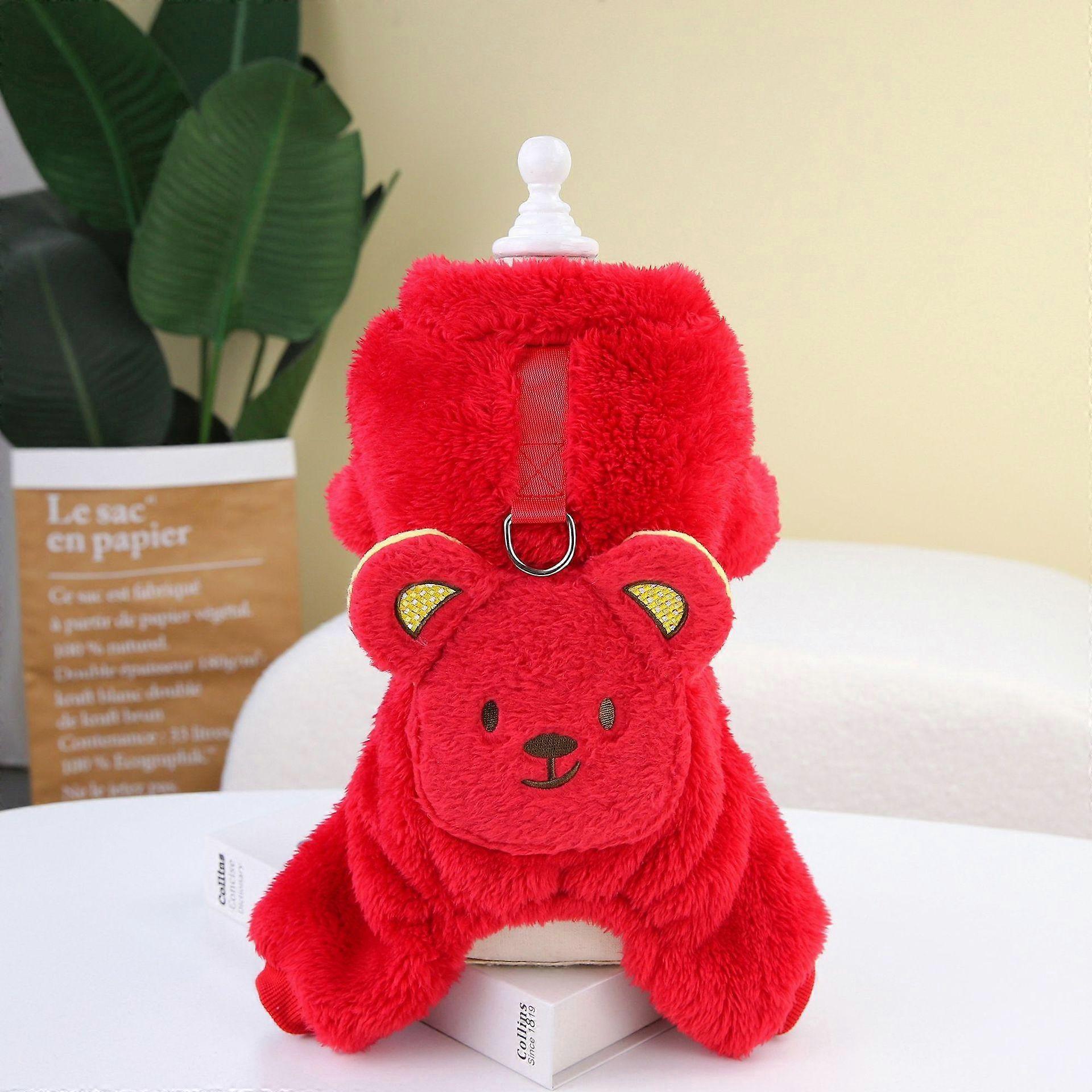 Pet supplies autumn and winter thickened four-legged dog clothes