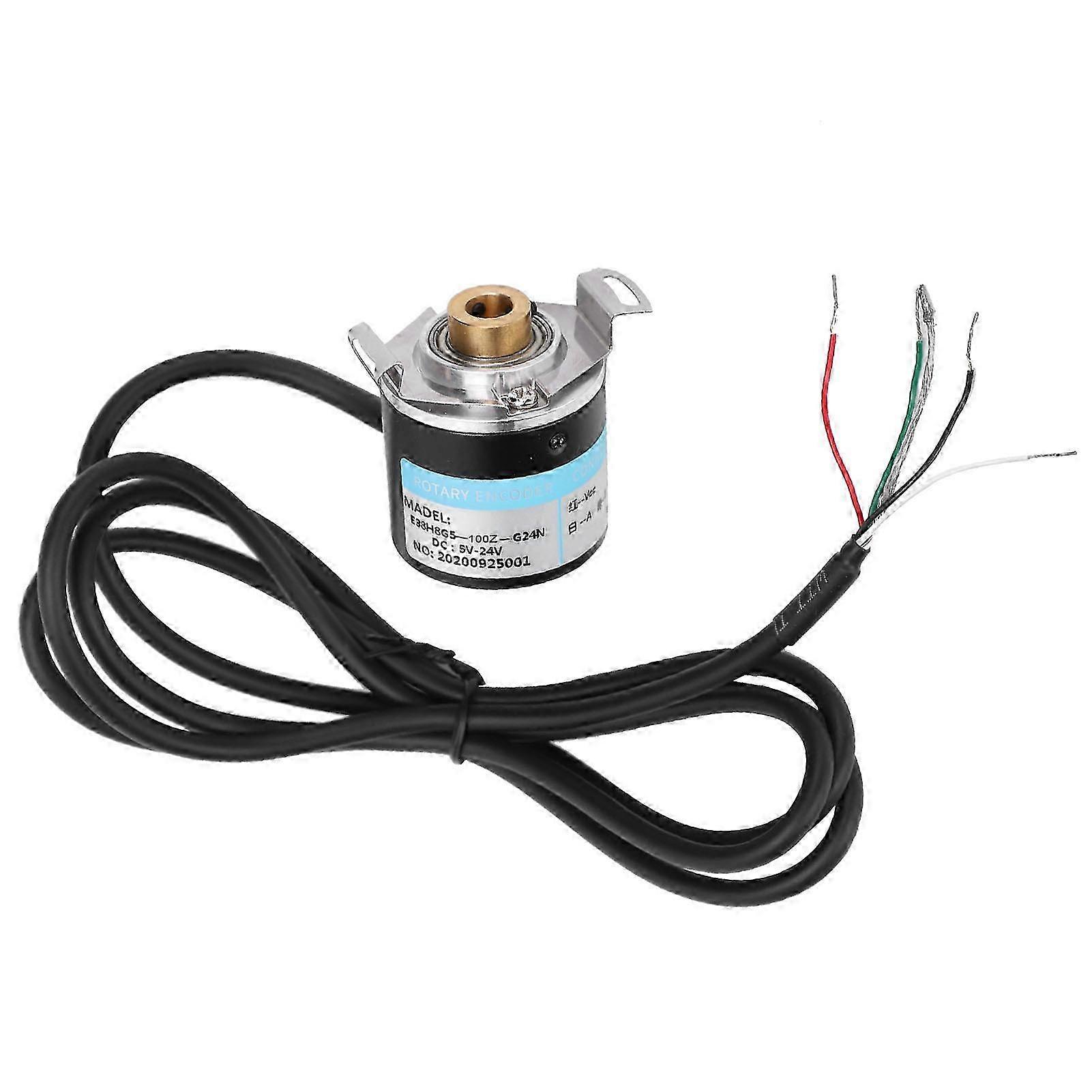 Hollow Shaft Encoder AB 2‑Phase Mechanical Power Transmission Parts 30KHZ DC5-24V100Z