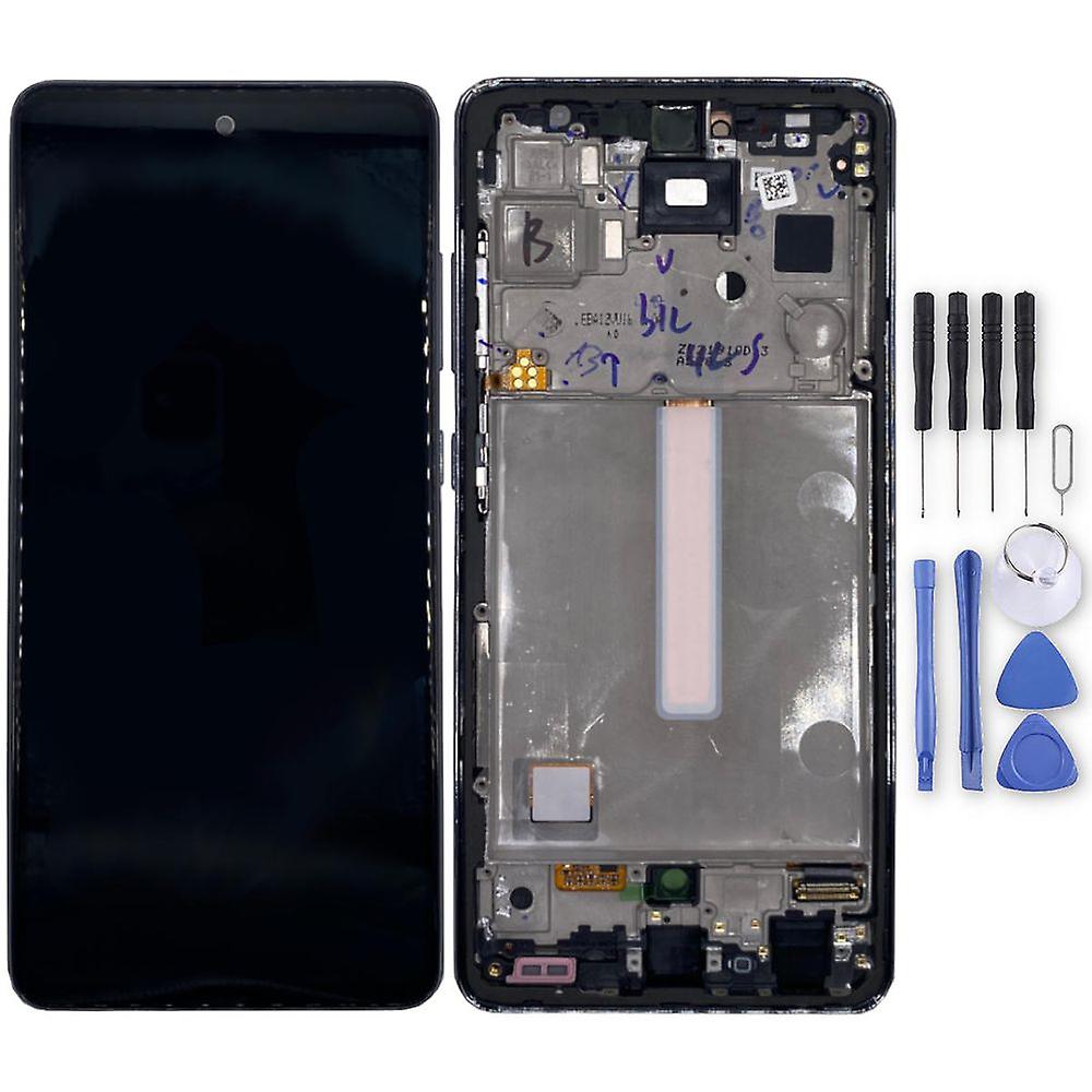 Samsung LCD Display for Galaxy A52s 5G + Touch + Frame GH82-26861A / GH82-26863A Awesome Black / Black Replacement