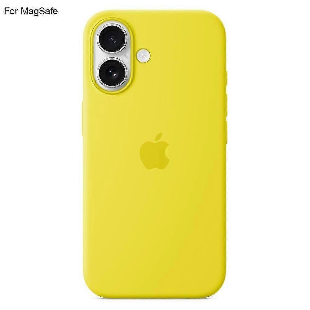 For iPhone 16 Plus Case Compatible with MagSafe Liquid Silicone Phone Back Cover [Induction Popover]