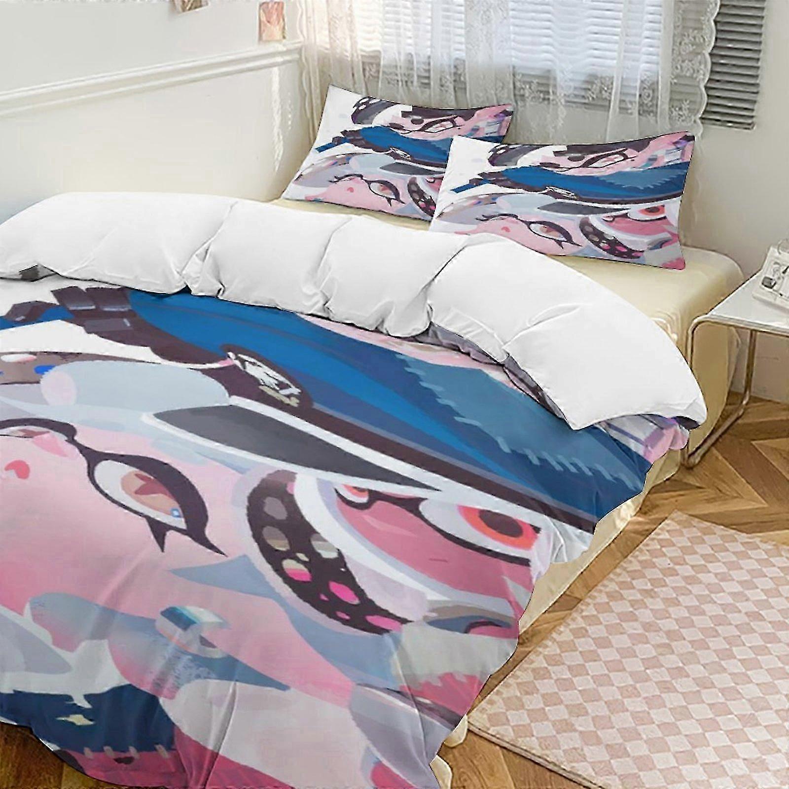 a3450 Lakan Splatoon Sängkläder Set Påslakan Set ing Tecknad tema Barnrum lakan iip3450