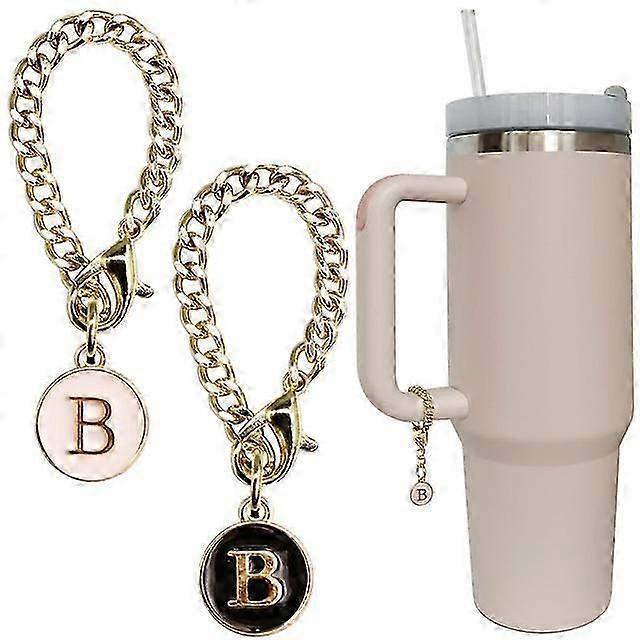 2025 Letter Charm -tarvikkeet Stanley Cupille 2 kpl Alkuperäinen nimi ID Henkilökohtainen kahva Charm Stanley Tumbler