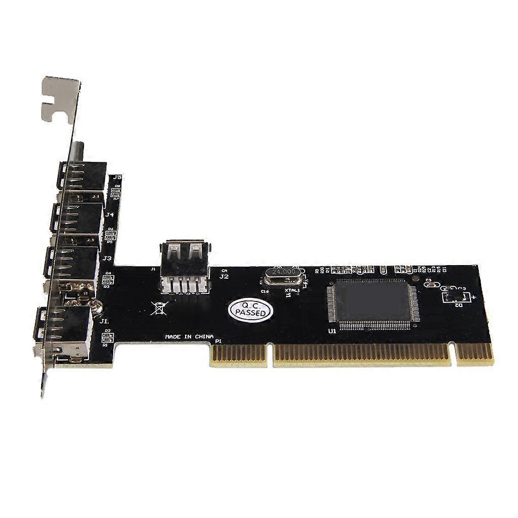 USB2.0 PCI Card, PCI 32-bit Extension to 4-port USB Adapter Hub Controller