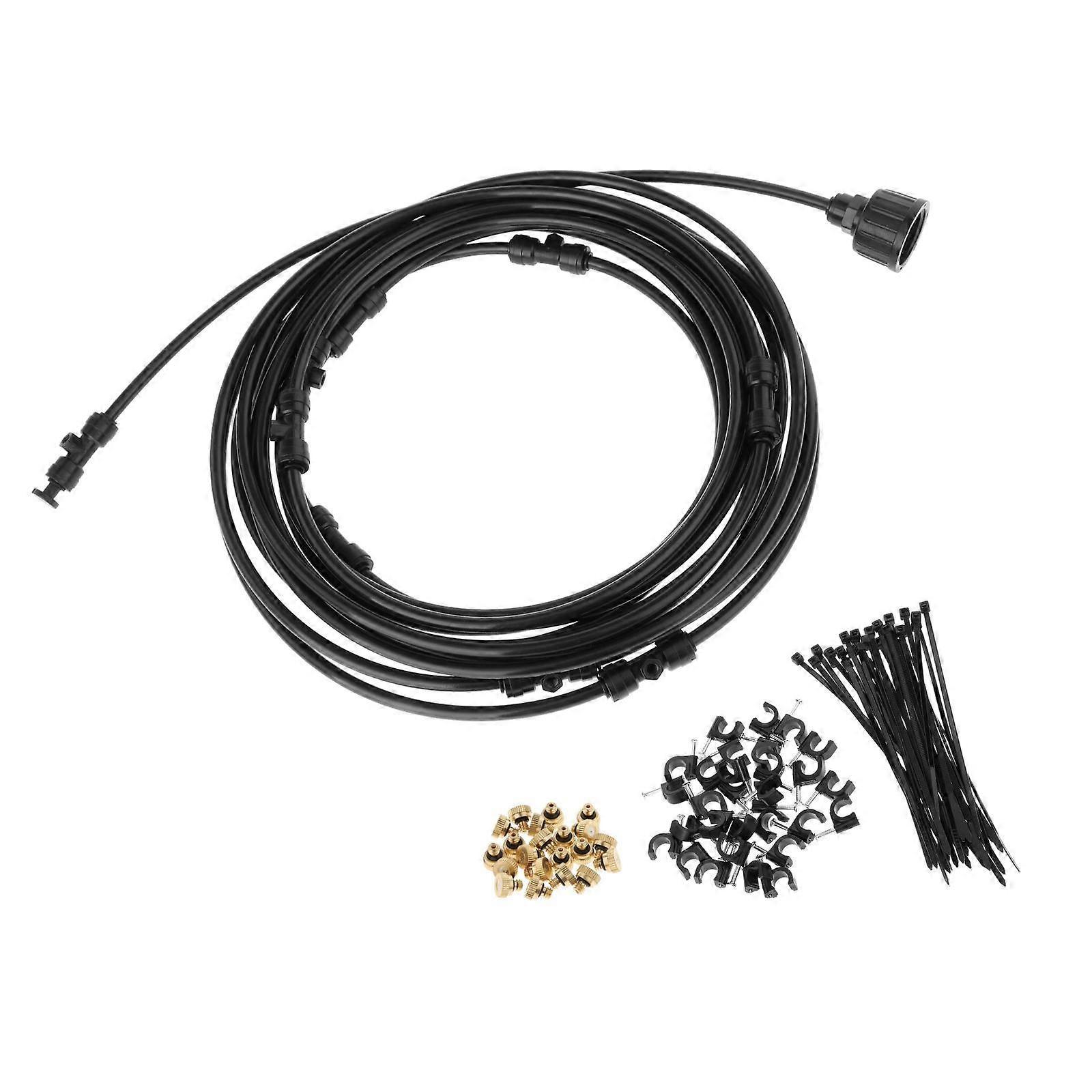 Water Misting Cooling System Mist Sprinkler Nozzle Cooling System Fan