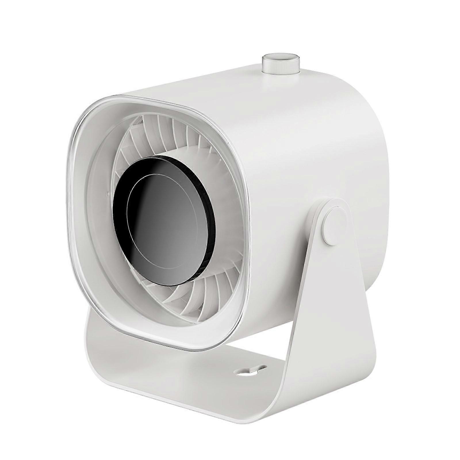 Hanging Cooling Fan Table Fan Desktop Fan Convenient 5000mAh Hanging Fan 100 Speed Table Fan Suitable for Camping  White