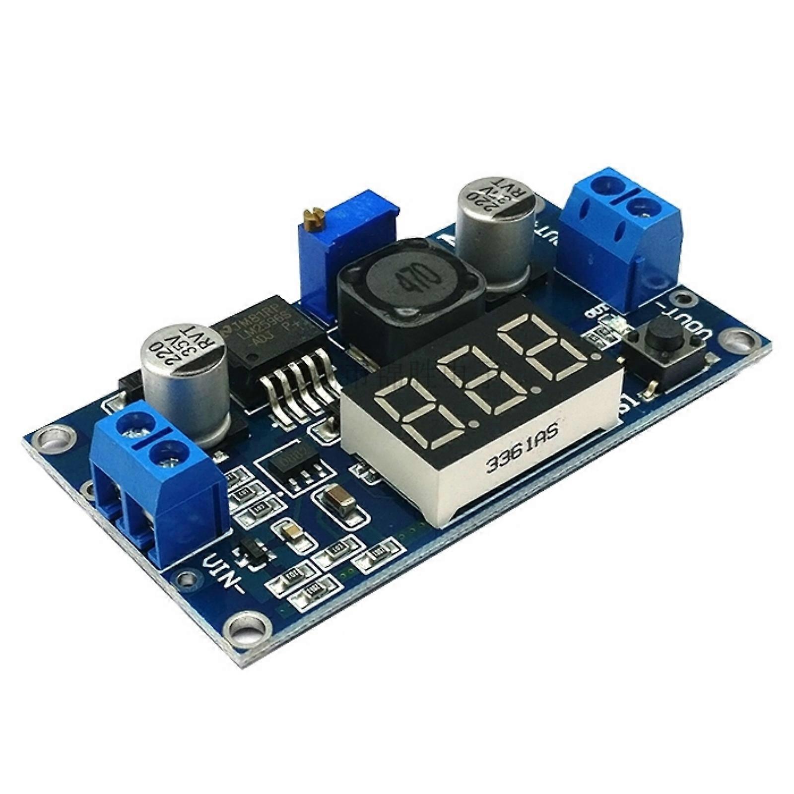High Efficiency LM2596 DCBuck Converters Module 2.5-40V Input for Reliable Voltages Regulation Voltages Display