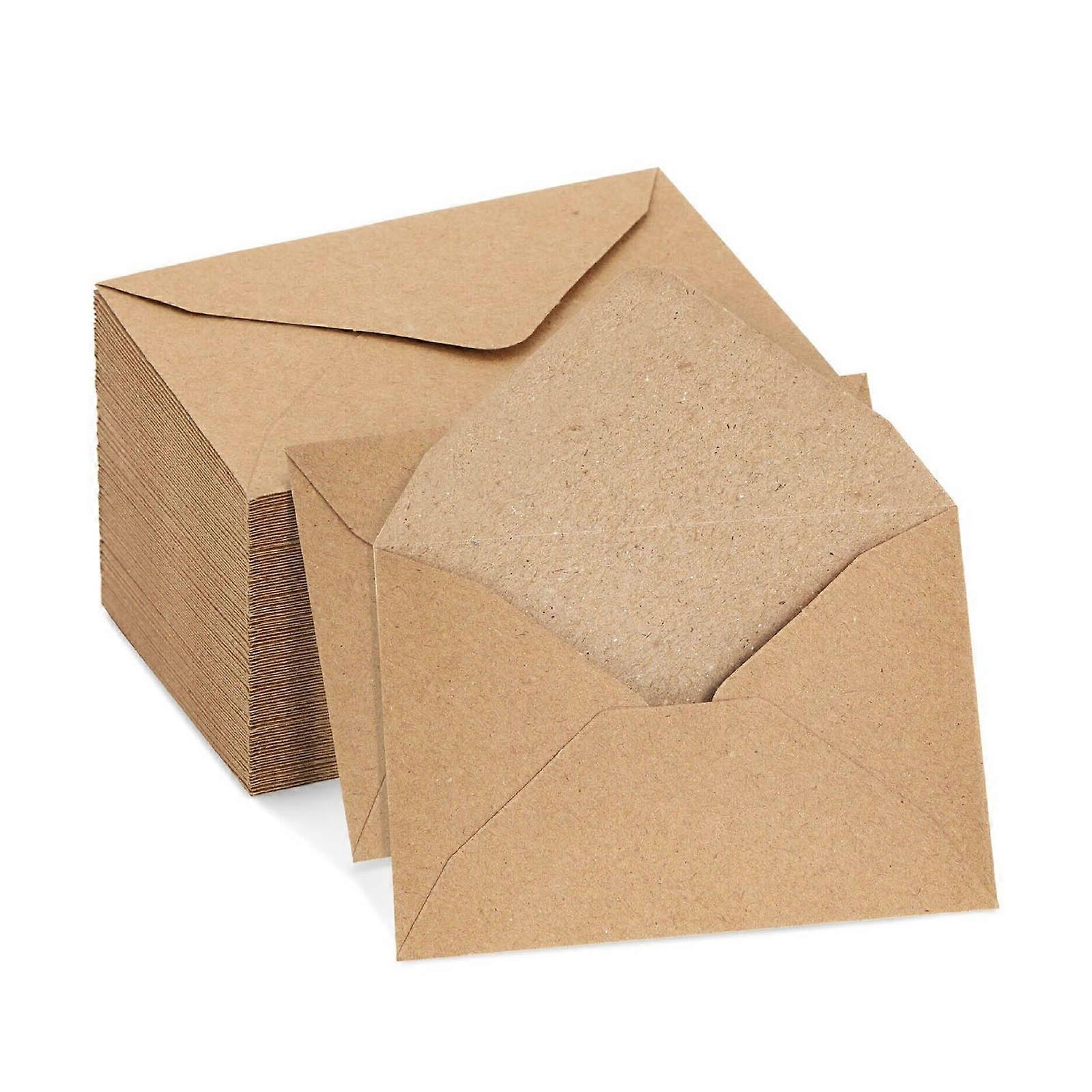 60 Pcs Invitation Envelopes Paper Envelopes Business Envelopes Retro Blank Envelopes for Letters small