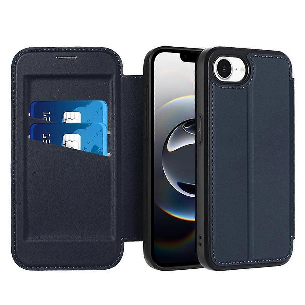 Magnetic RFID Leather Case For iPhone 16e