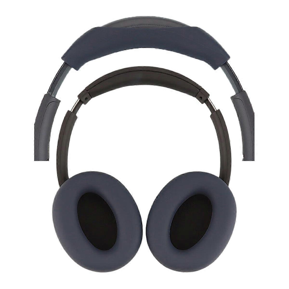 Ear Pads for WH-CH720N Headphone Silicone Protective Case Earmuff Head Beam Repair Parts Dark Blue