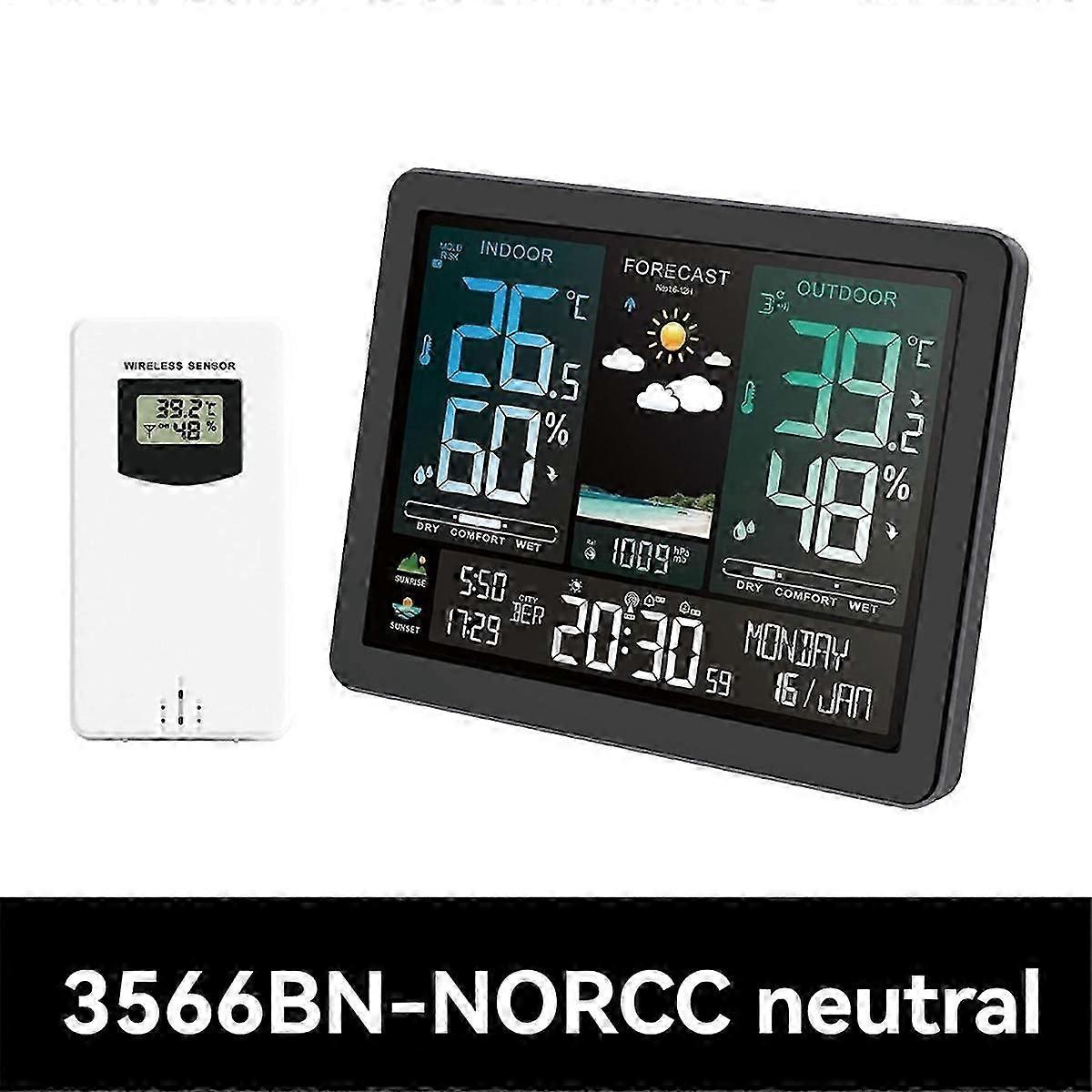 USB Plug Outdoor Thermometer Multifunctional Weather Clock Digital Wireless Thermometer Wireless Hygrometer