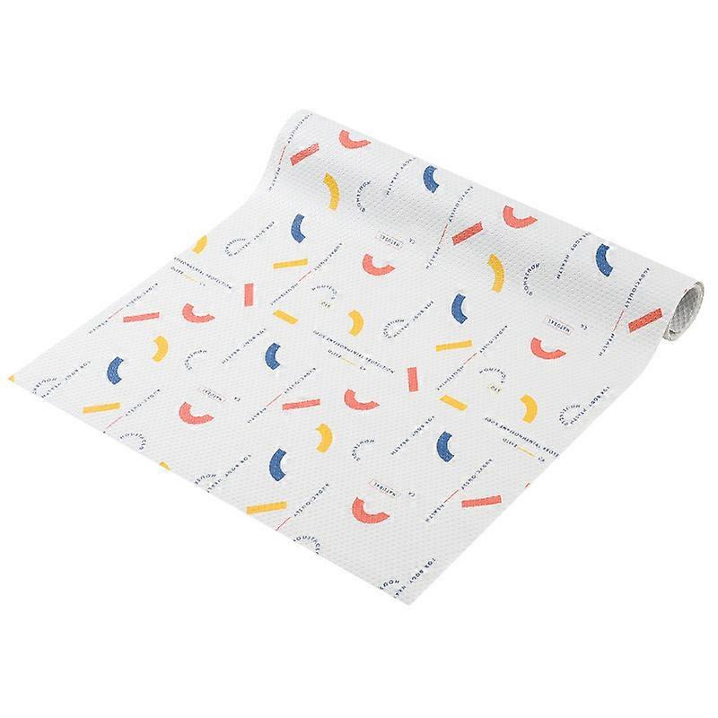 Shelf Liner Colorful Waterproof Oil Stain Proof Cabinet Mat Cuttable Drawer Liner for Home