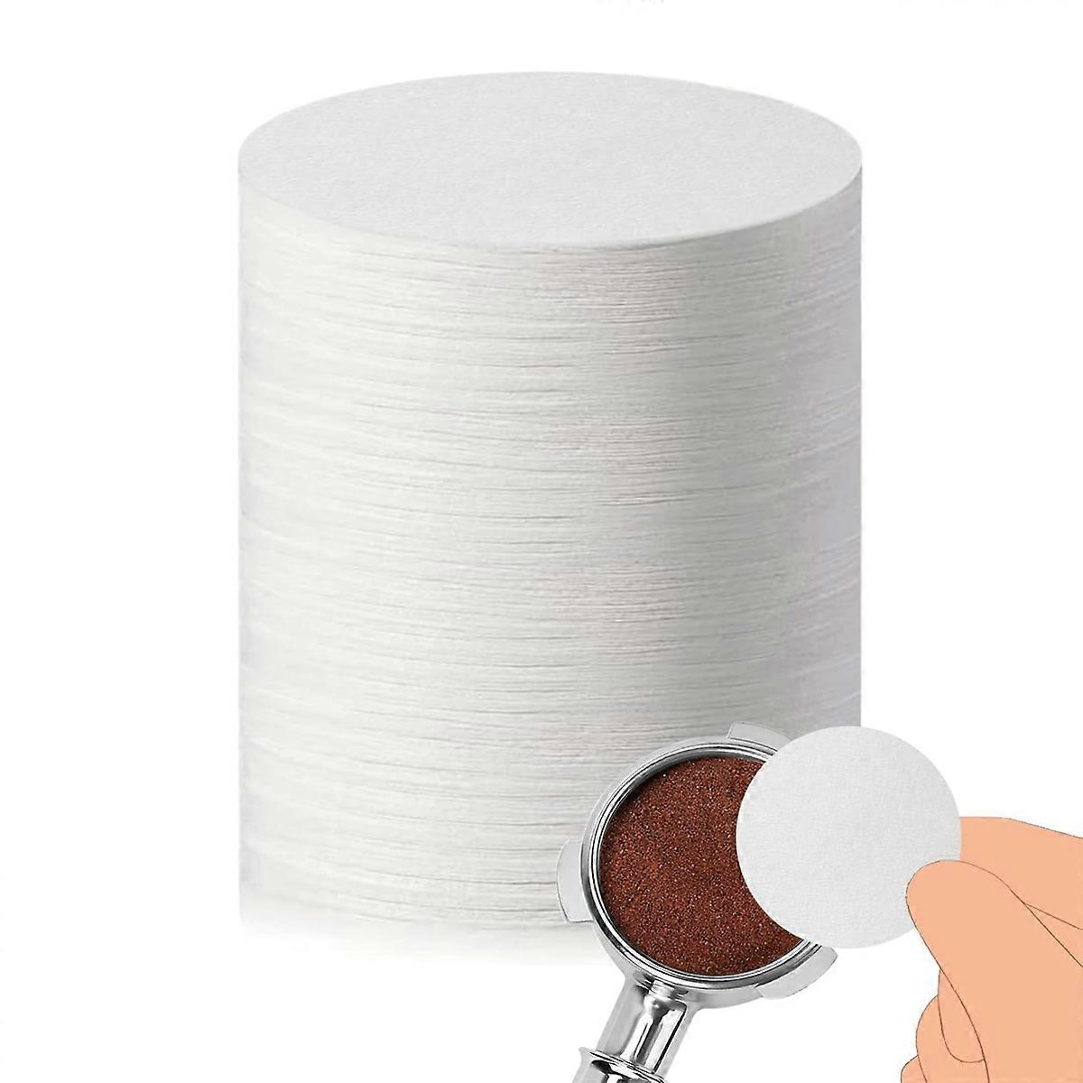 Espresso Filter Paper Unbleached Coffee Paper Filter for Espresso Machine - Disposable Portafilter Paper