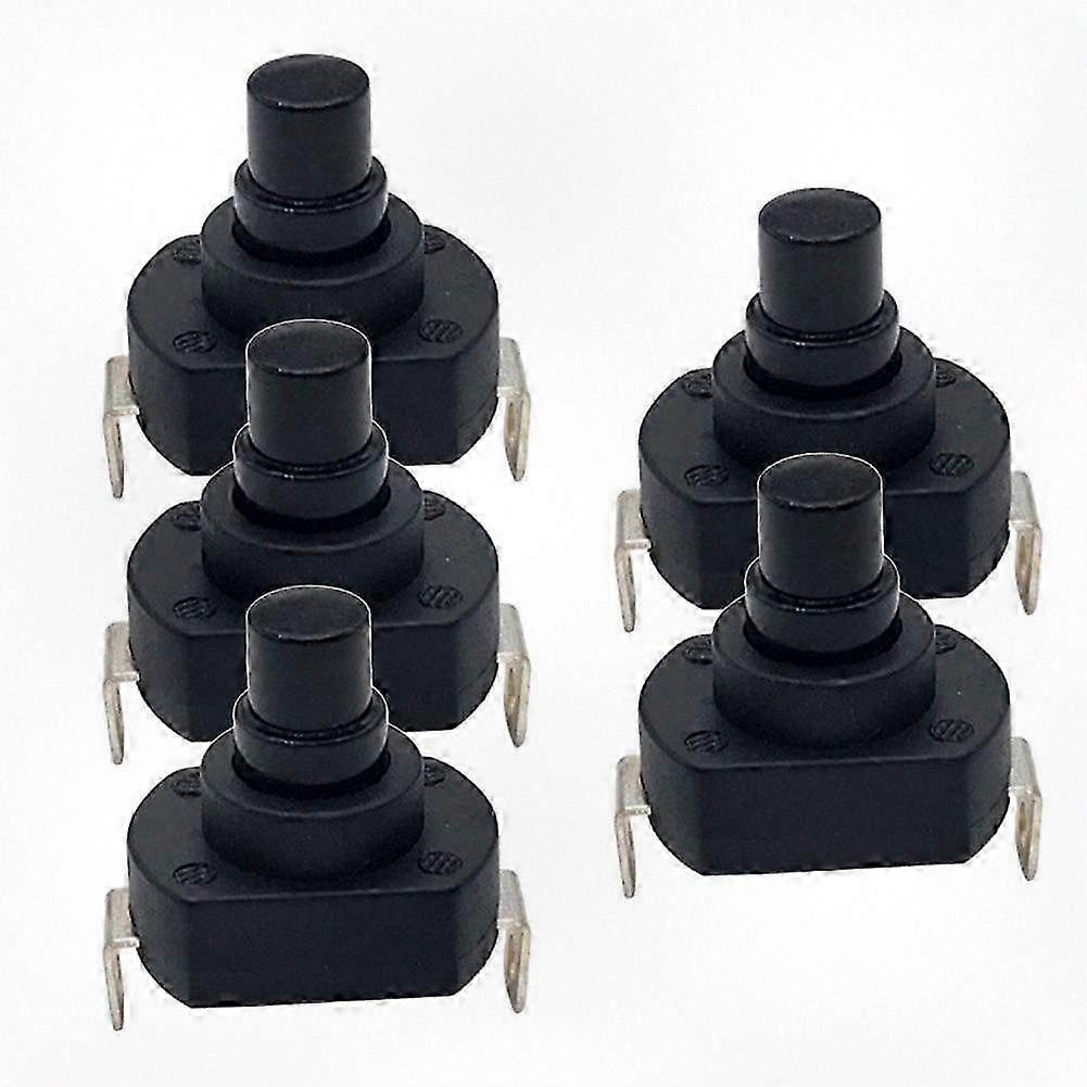 High Current 18.3mm Self-Locking Power Switch for Flashlight Boat Type Push Button 6A