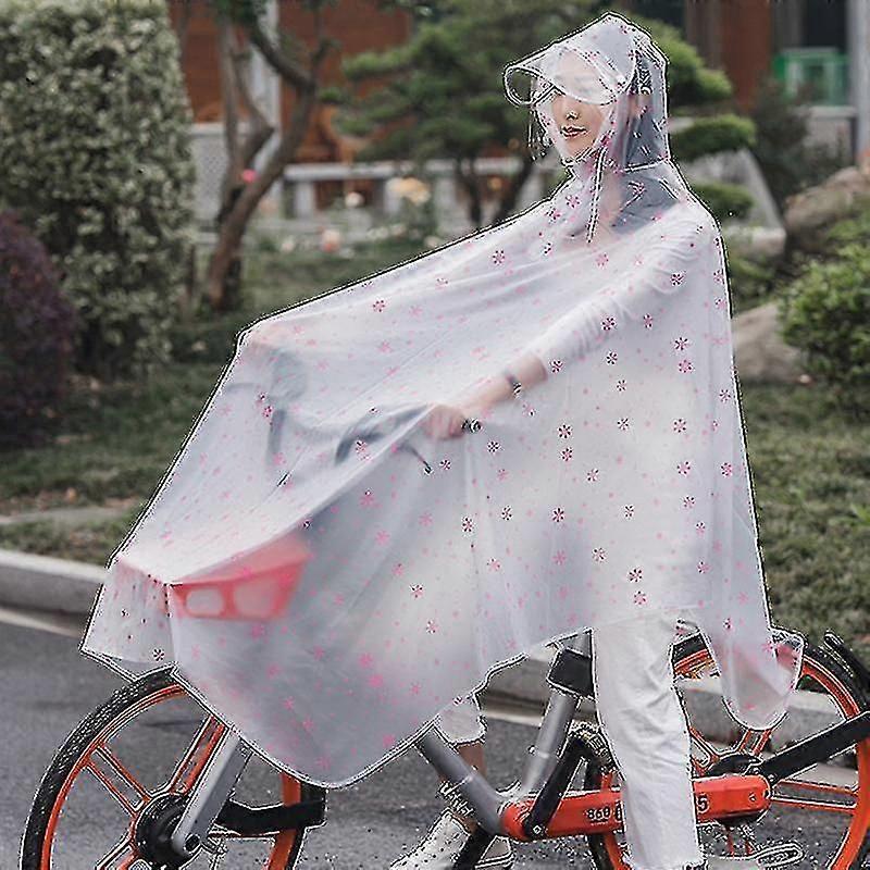 Raincoat Transparent Windproof Impermeable Single Double For Bicycle And Motorcycle