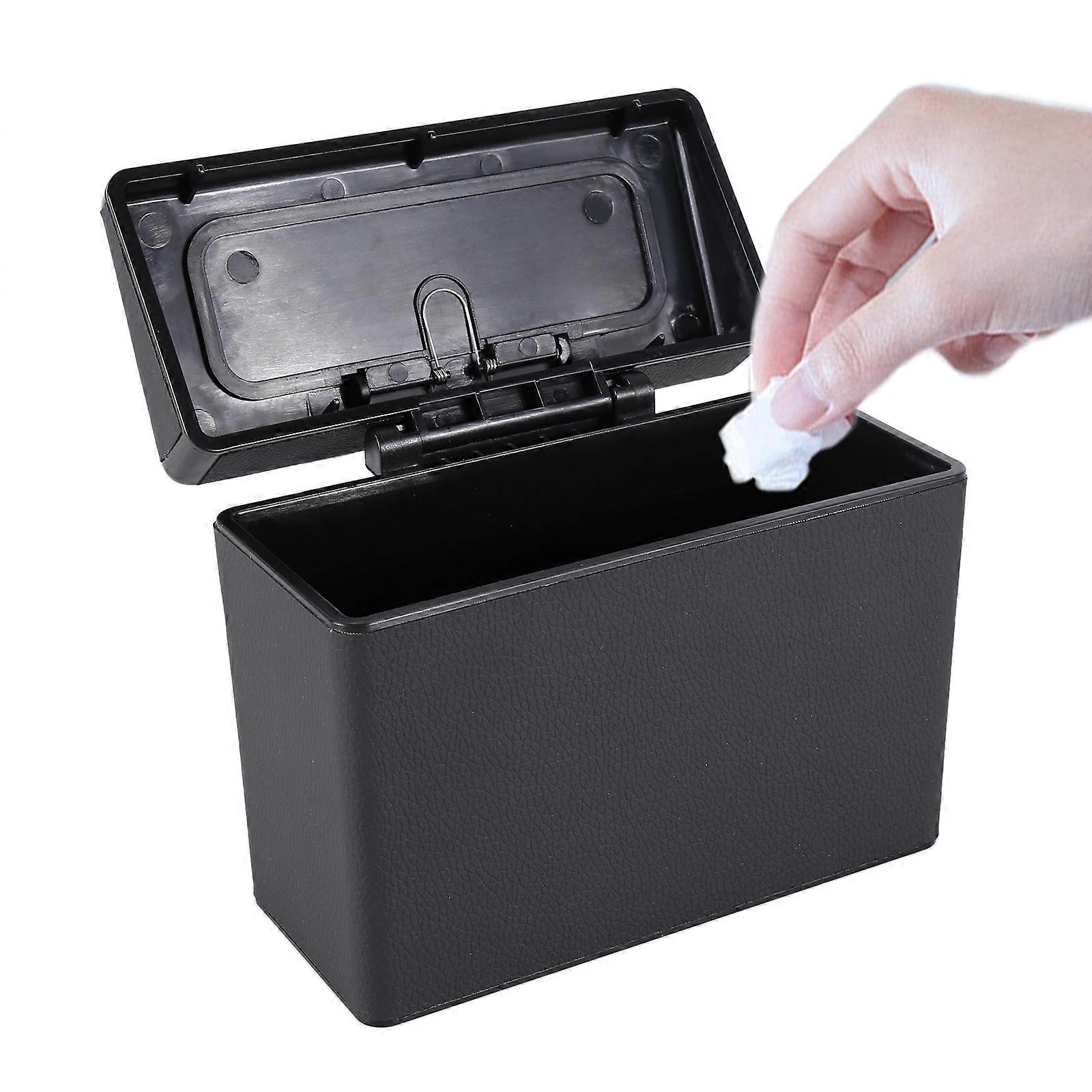 Car Plastic Trash Can Large Capacity Interior Accessories Box