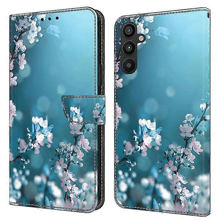 Compatible For Samsung Galaxy A15 4G Case 3D Pattern PU Leather Flip Protective Cover