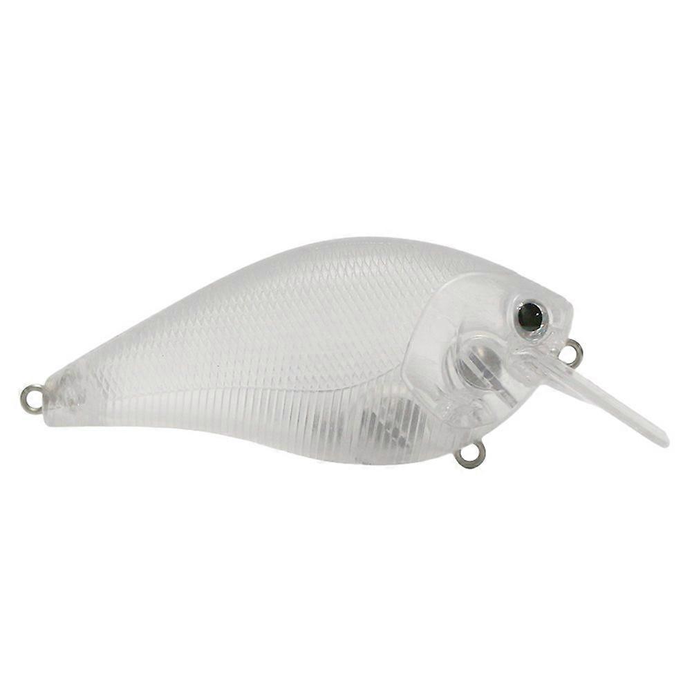 25 Pcs Unpainted Fishing Lures 2.5 Inch Square Bill Shallow Diving Blank Bodies for Customization