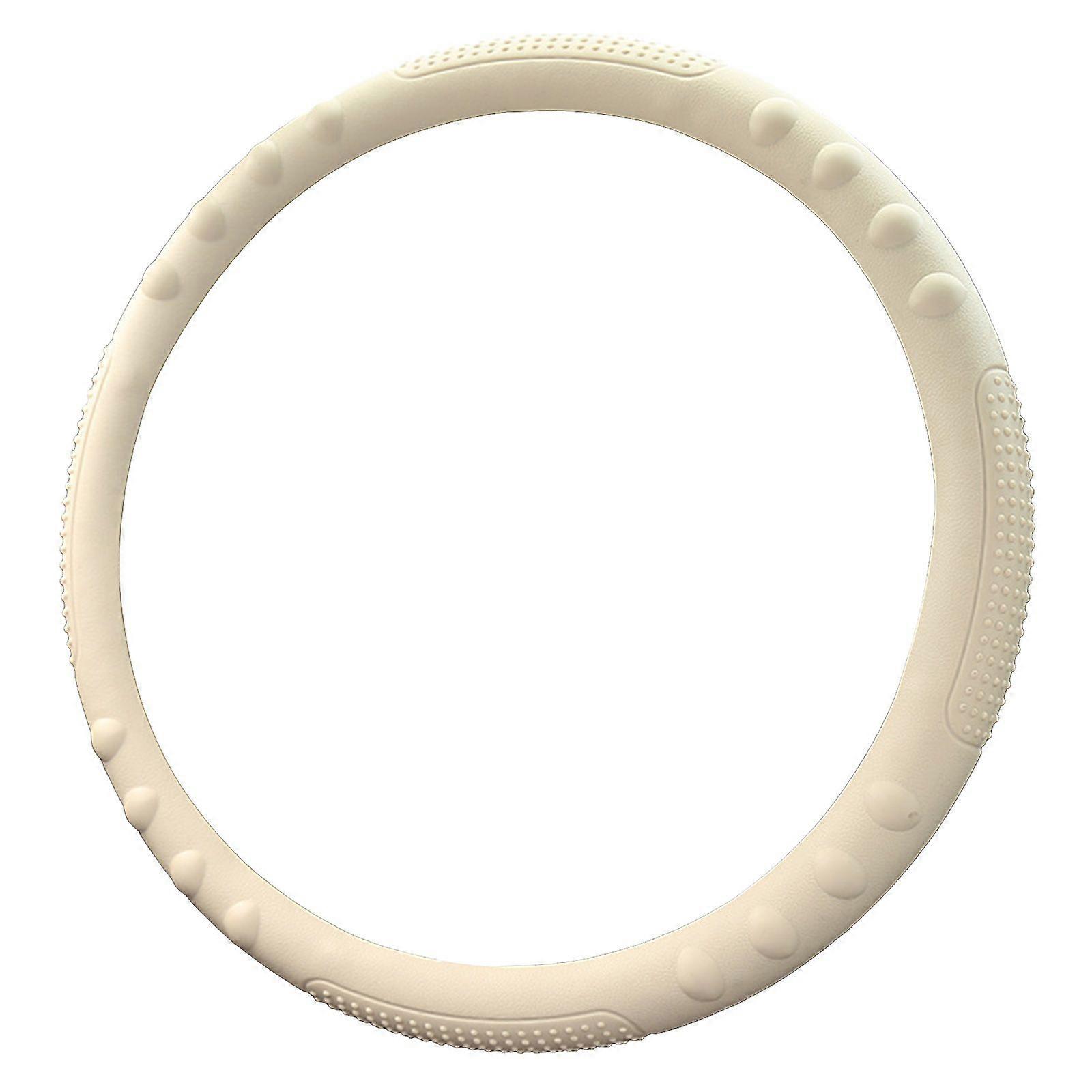 Universal Stylish Steering Wheel Cover Soft Rubber Auto Accessories