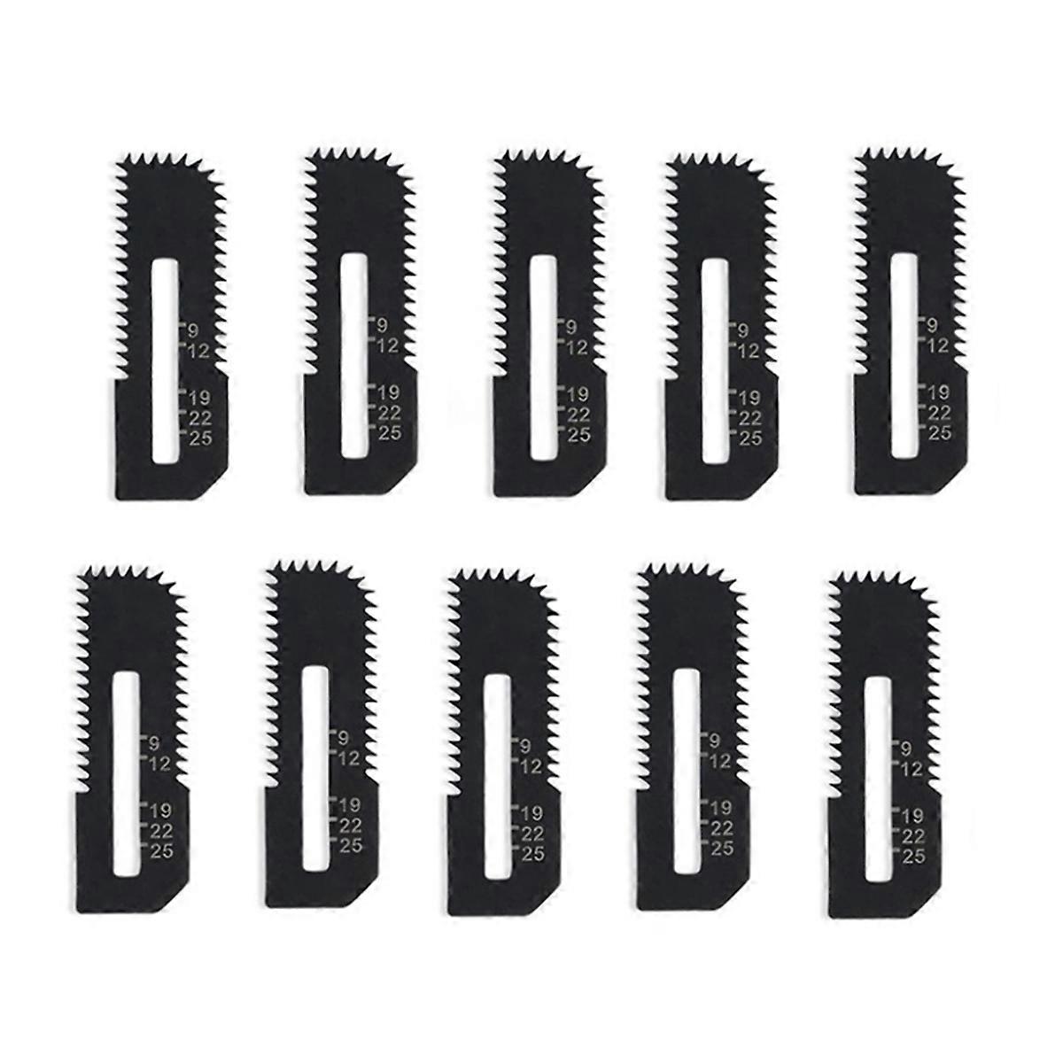 10 件装石膏板开孔锯片，用于无绳开孔锯