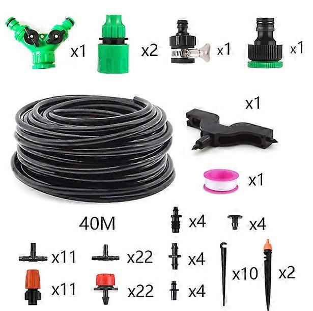 Outdoor Fan and Mister Outdoor Garden Spray, Atomization Cooling System, Automatic Irrigation Kit 4.7 (40 Meter Hose 4.7)