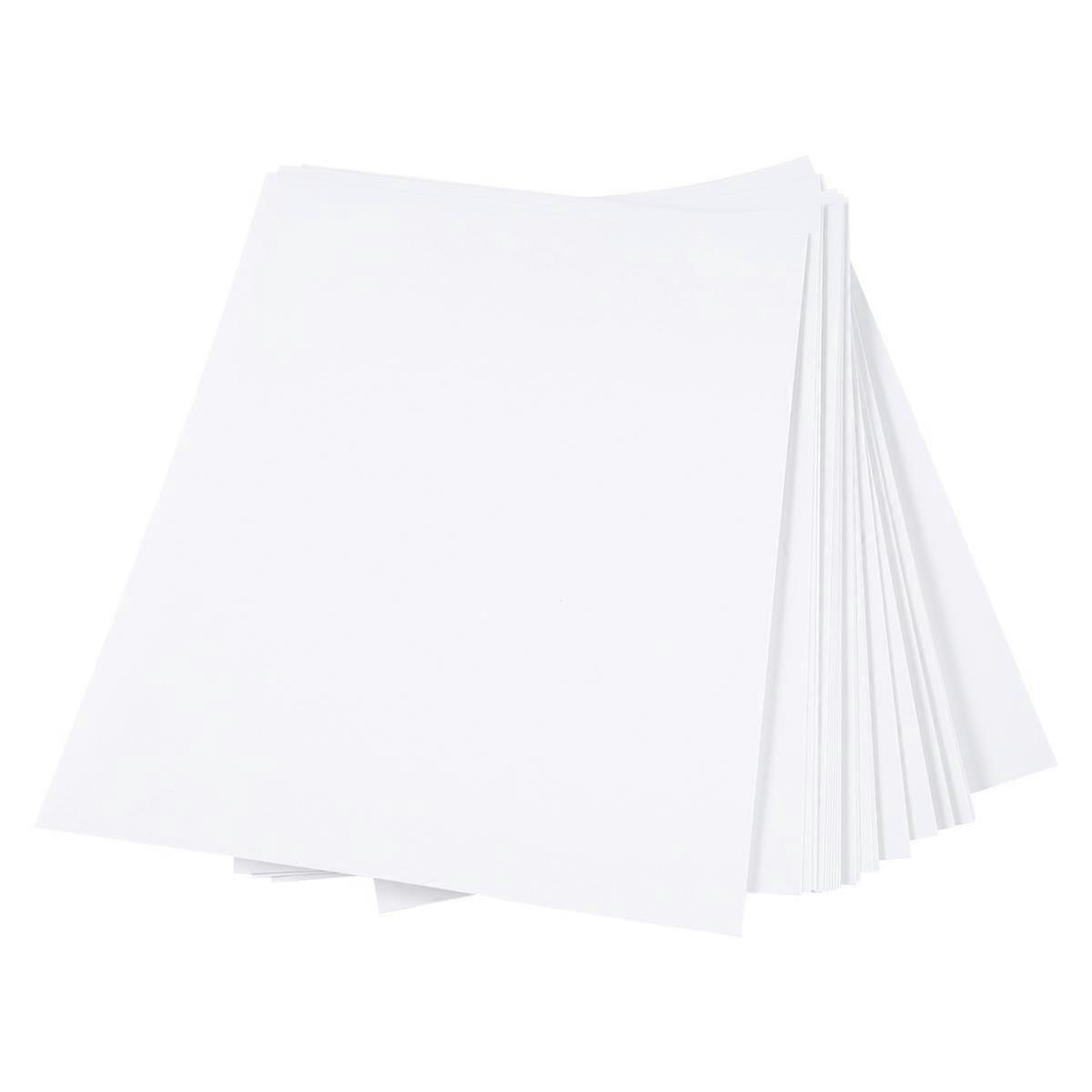 Premium Printable Waterproof Vinyl Sticker Paper for Inkjet and Printer 210x280mm 30 Sheets Matte White Decal Paper