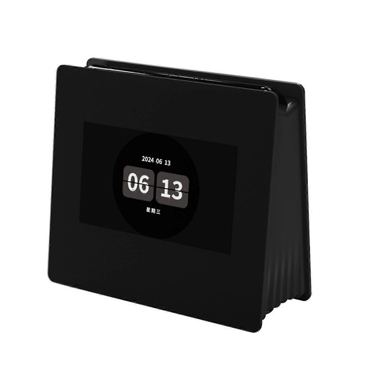 Bluetooth Speaker with White Noise High Definition Screen Subwoofer Clock Music Player 360° Stereo S