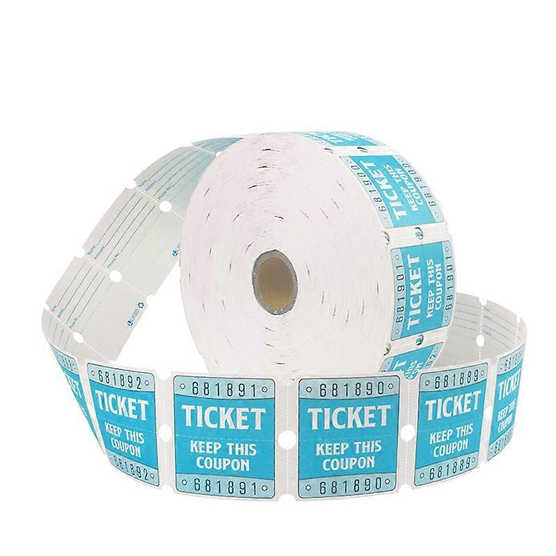 2000Sheets/Roll Tearable Raffle Tickets Double Rolls Lottery Tickets Suitable For Events Carnivals Admission Classroom Rewards