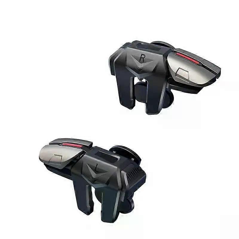 Six Finger Linkage Chicken Eating Artifact Game Controller Metal Fire Button Chicken Eating Auxiliary Button Game Controller