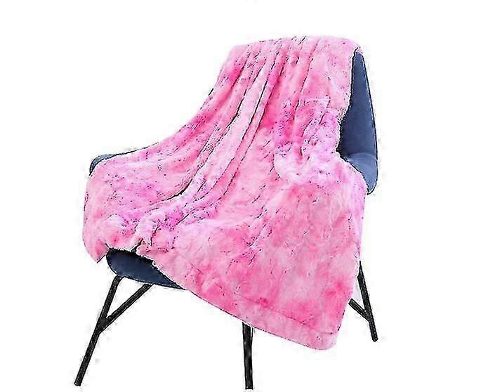 Couverture en fausse fourrure - Douce, moelleuse, chaude, confortable et moelleuse