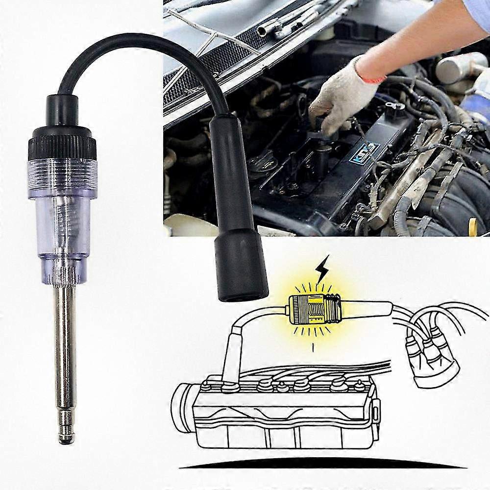 auto ignition coil spark plug tester pen tool for car engine diagnostic and system check