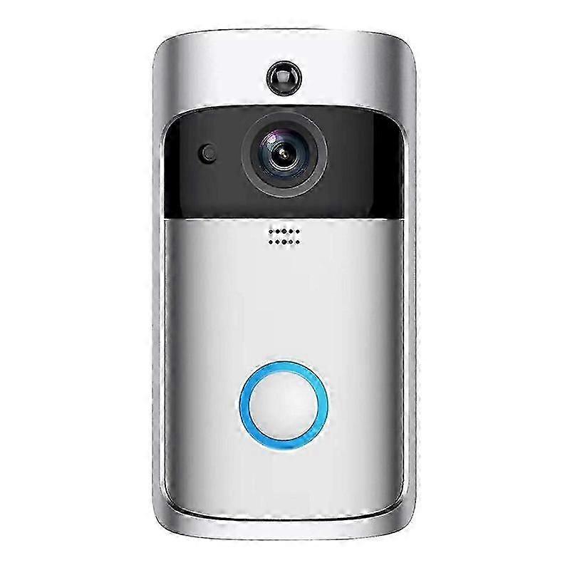 Ringkamera V5 Lågeffekt Wifi Dörrklocka Trådlös Dörrklocka Visuell Dörrklocka Fjärrkontroll Intercom Dörrklocka Yalo KB