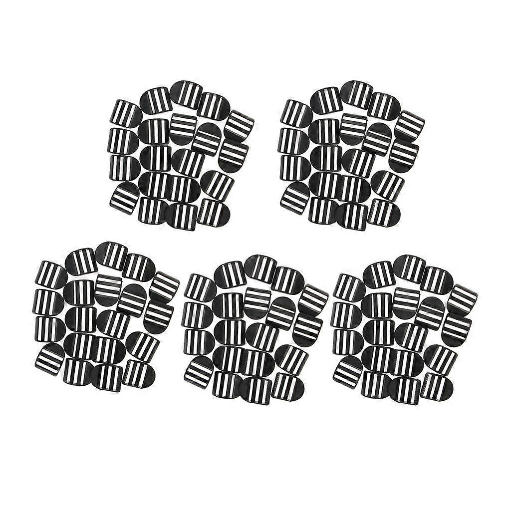 100Pcs Plastic Slider Adjust Buckles Backpack Straps Webbing Black, Lightweight
