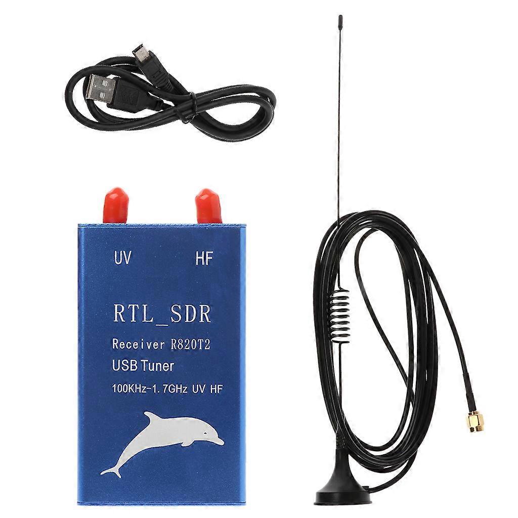 RTL2832U+R820T2 100KHz-1.7GHz UHF VHF HF RTL USB Tuner Receiver AM FM Radio