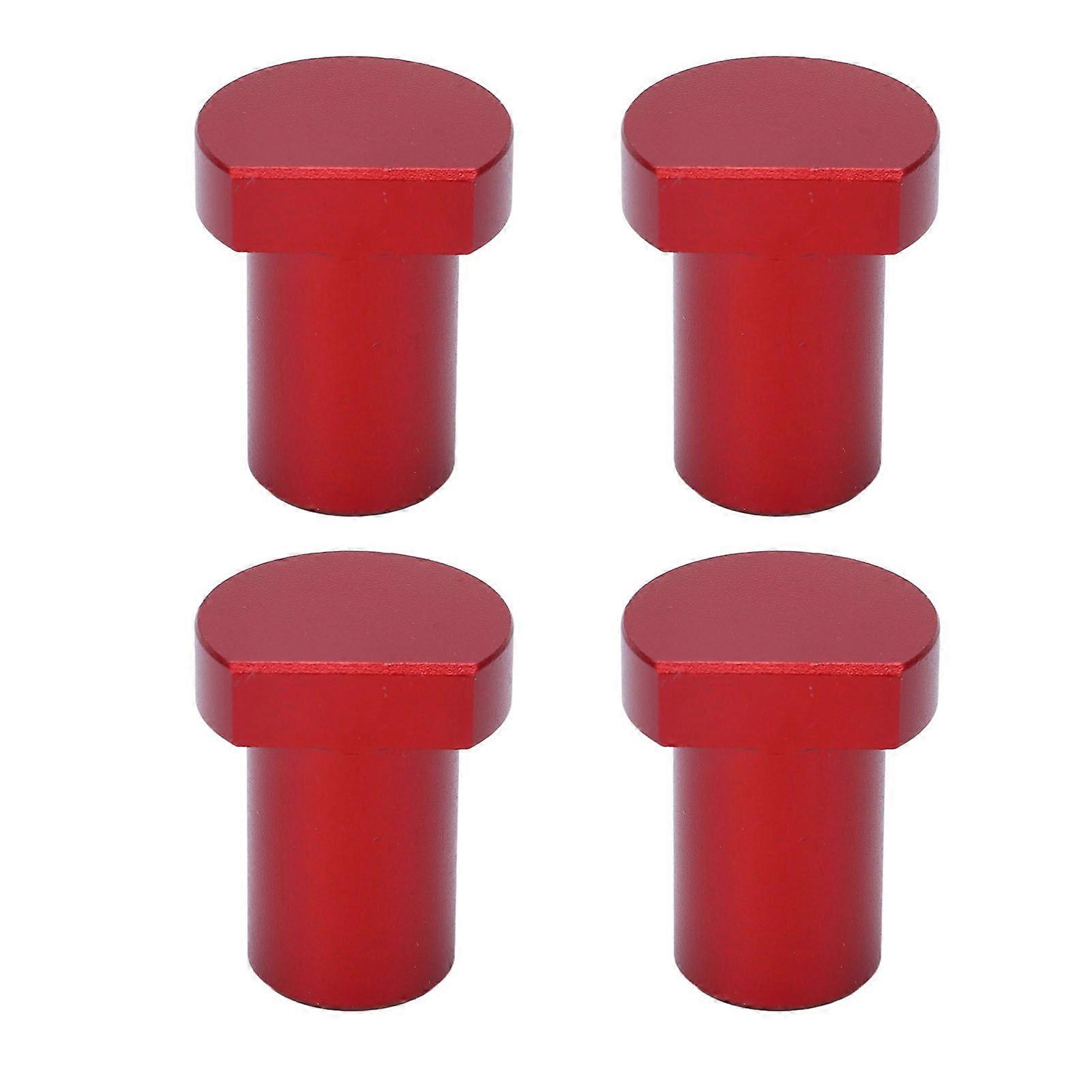 High quality  4pcs19mm woodworking desktop limit block table stopper red