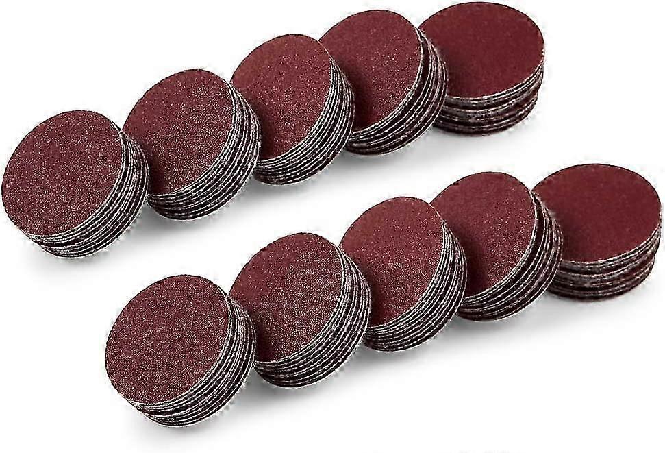 Hook And Loop Sanding Discs 100Pcs Iave 1 Inches 180 Grit Sandpaper