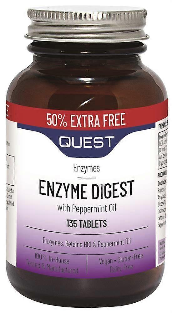 Quest ENZYME DIGEST (50% EXTRA GRATIS) 90 + 45 Compresse