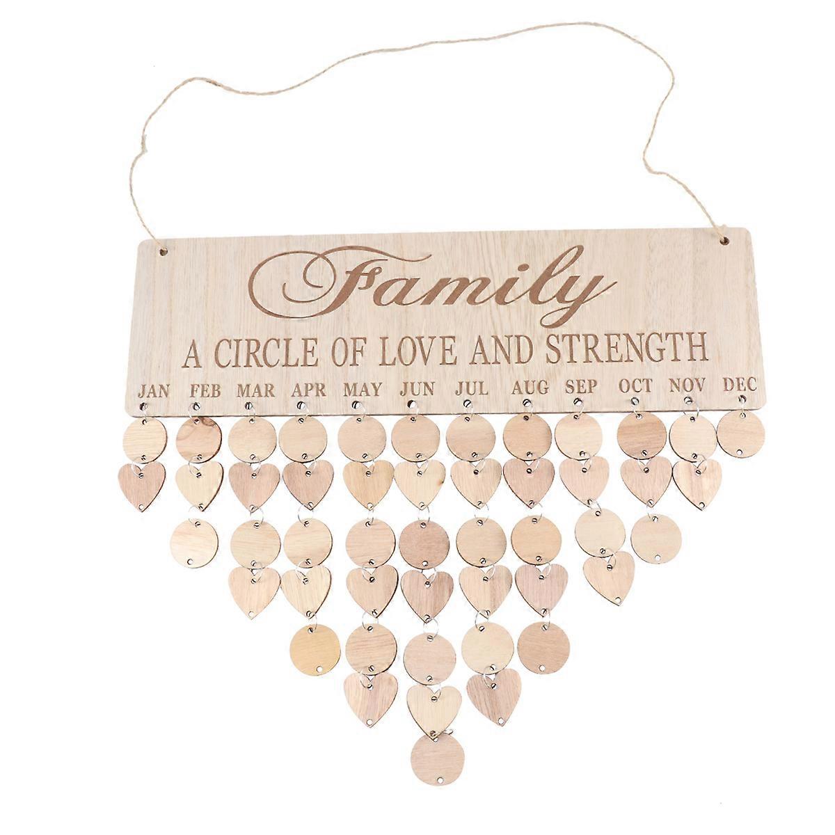 Smart Celebration Organizer for Important Dates, Stylish Hanging Option