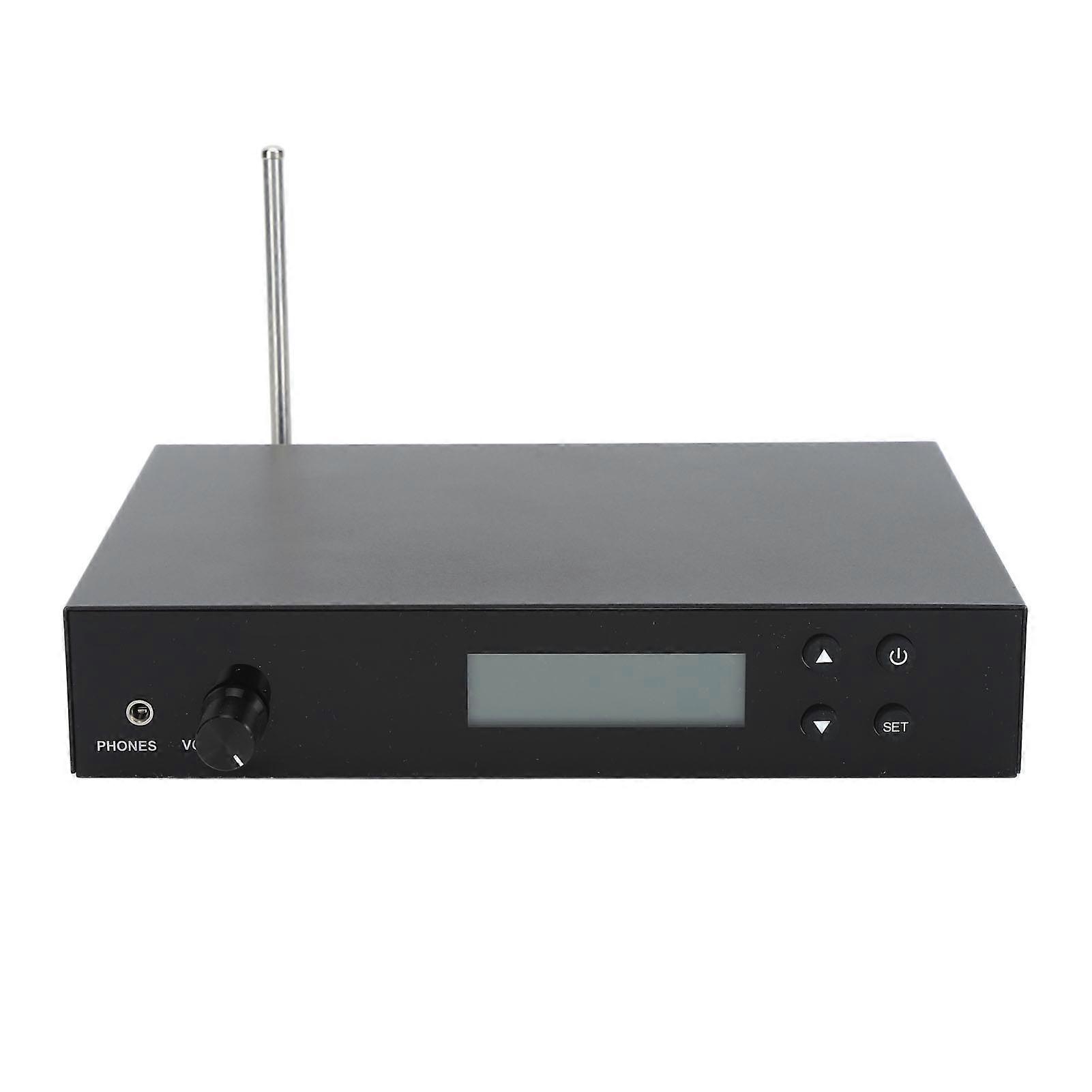 Wireless Ear Monitoring Transmitter Professional 626‑662MHz Wireless Ear Monitoring System for Stage Performance  100‑240V