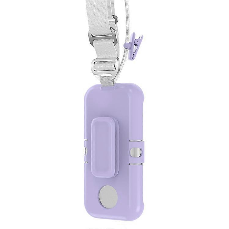CP17 Compatible For Apple Vision Pro Battery Cover Power Bank Protective Case with Back Clip and Crossbody Strap