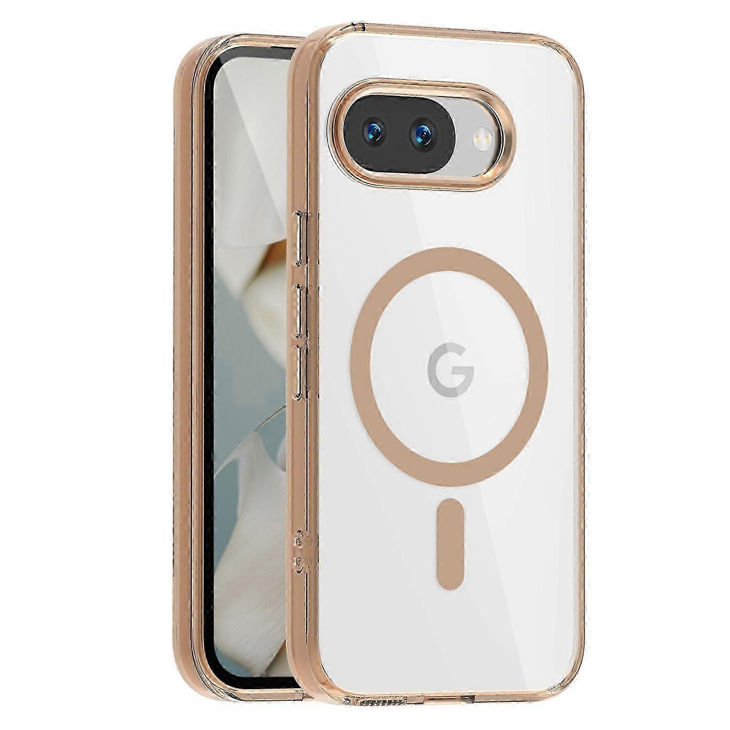 For Google Pixel 9a Case Compatible With Magsafe Tpu+pc Transparent Phone Cover
