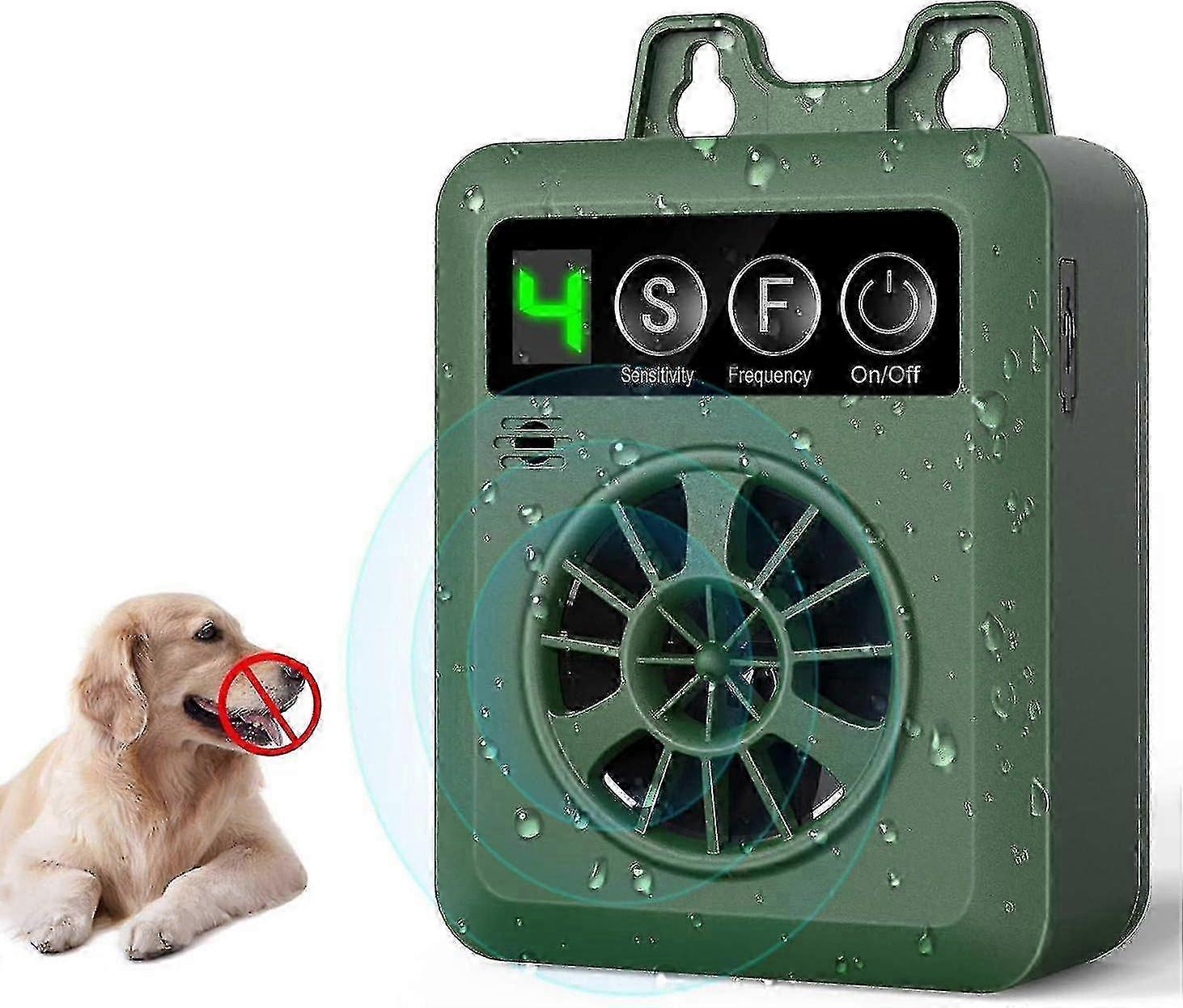 Adjustable Frequency Ultrasonic Bark Control Device for Dogs, Sonic Anti-Barking System for Effective Training and Behavior Management